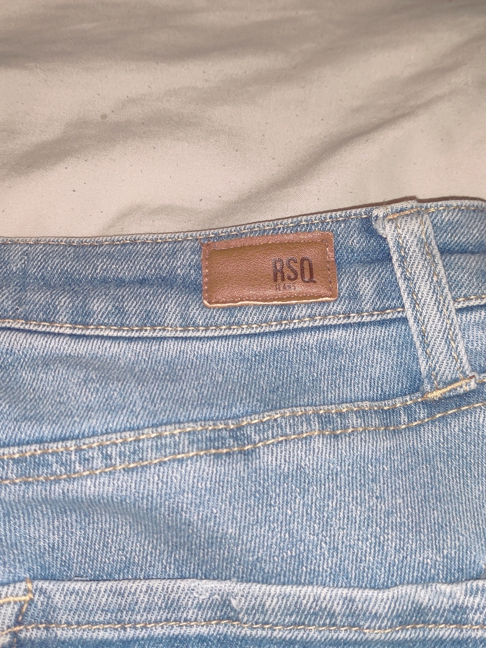 RSQ Distressed High Rise Skinny Jeans Light Wash Size 3/w26 - Picture 8 of 9